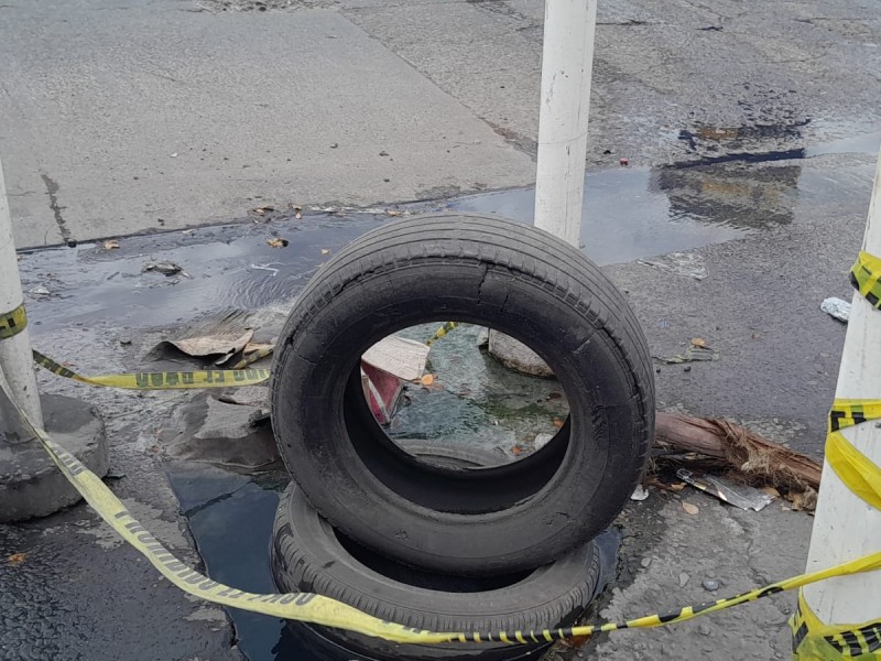 Drenaje colapsado afecta a comerciantes de colonia Jiquilpan