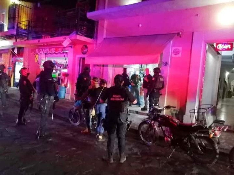 Durante operativo en Jiquilpan remitieron a Barandilla a 5 personas