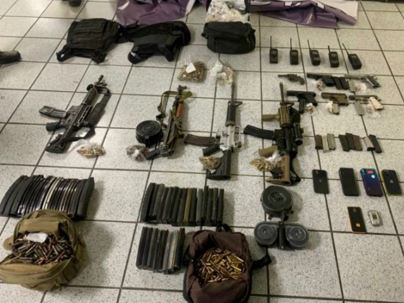 Durante primera quincena de agosto aseguran  armas, cartuchos y explosivos