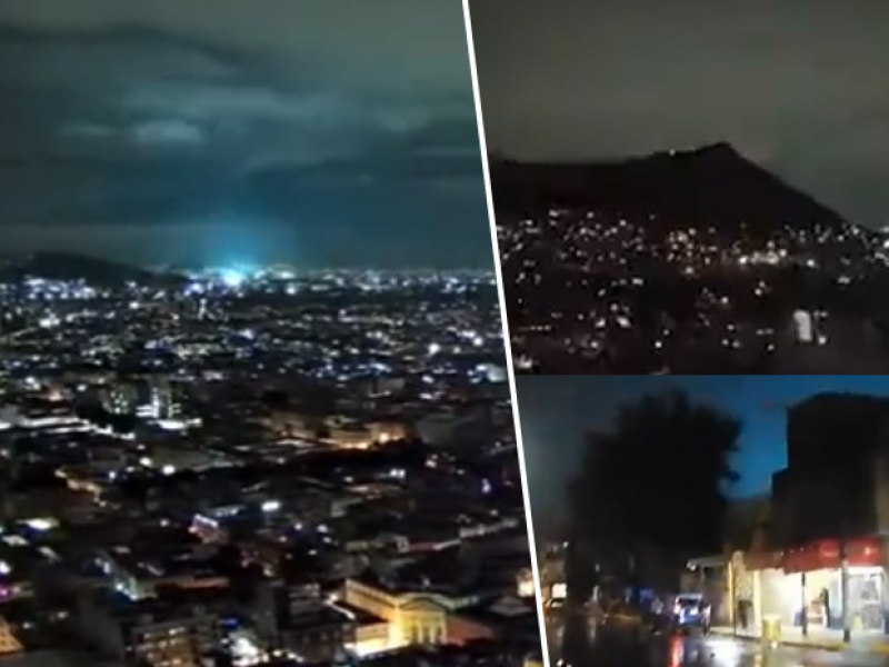 Durante sismo 6.9, se viralizan “luces de terremoto”