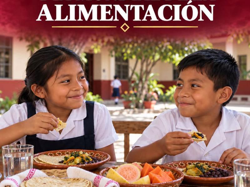 Día Mundial de la Alimentación promueve hábitos saludables desde la infancia, Oaxaca