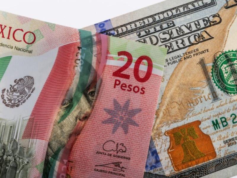 Dólar registra ligero aumento y se cotiza en 18.63 pesos