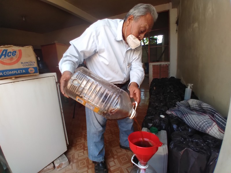 Ecologistas promueven acopio de aceite de cocina en Tehuantepec