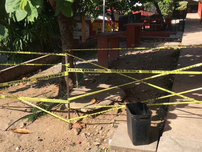 Edificio de primaria Juan Escutia peligro para estudiantes