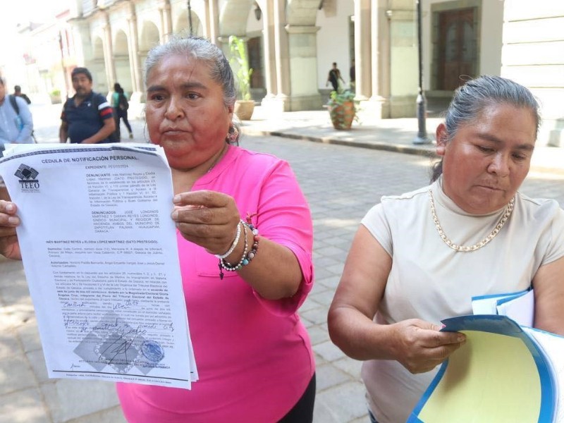 Edil de Zapotitlán Palmas denuncia intento de desaparición de poderes