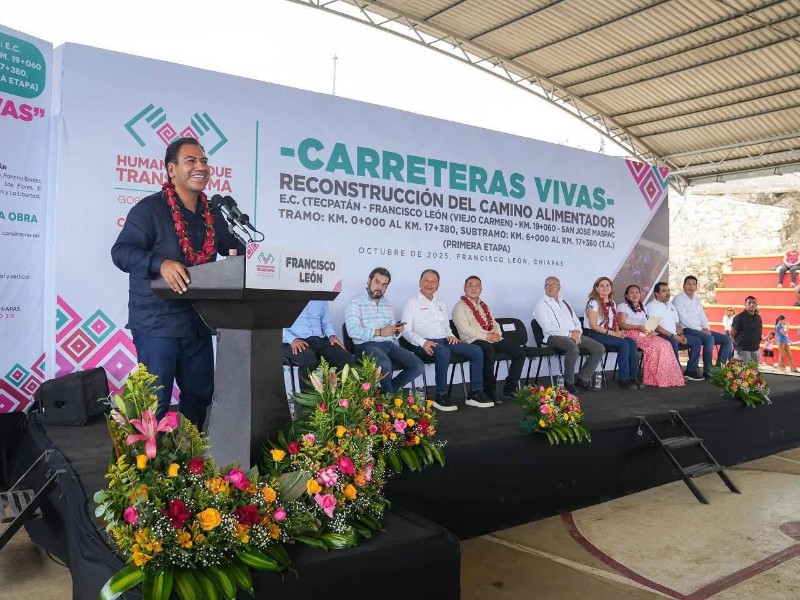 Eduardo Ramírez con intensa gira de trabajo en Chiapas