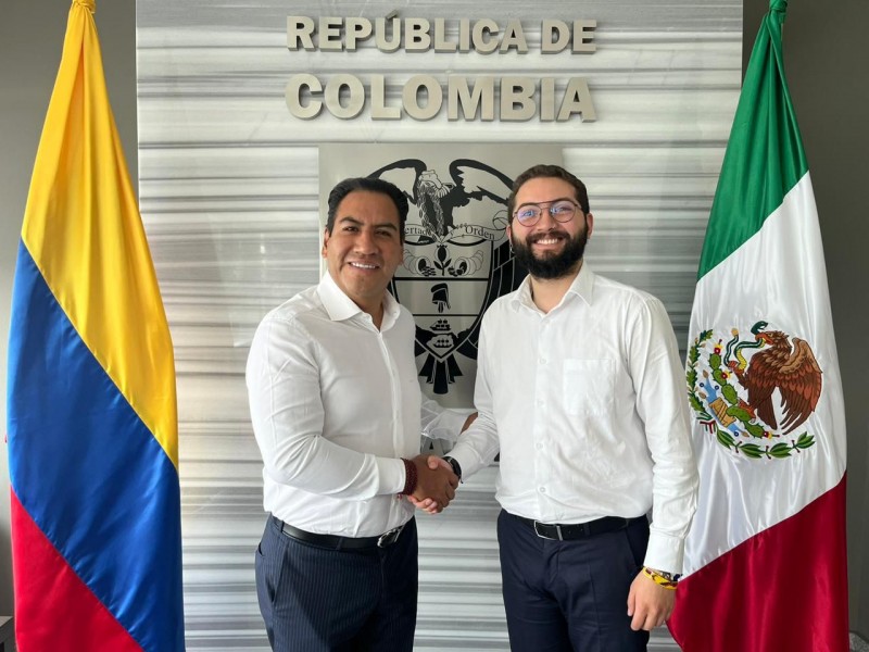 Eduardo Ramírez se reúne con embajador de Colombia en México