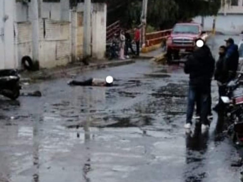 Ejecutan a hombre en calles de San Martín Texmelucan