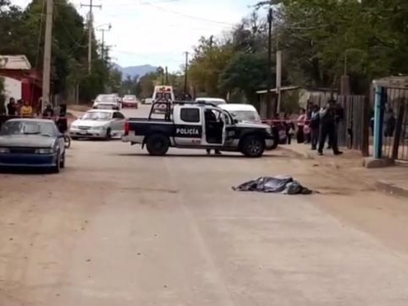 Ejecutan a hombre en Empalme