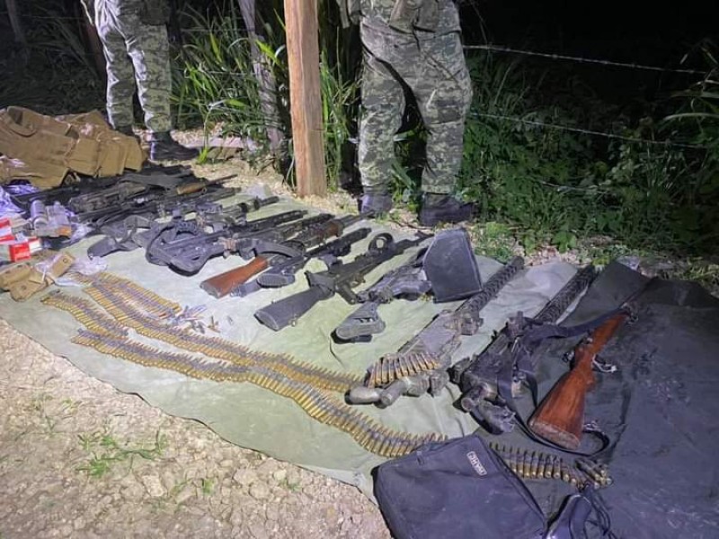 Ejército asegura un arsenal en Comalapa tras enfrentamiento