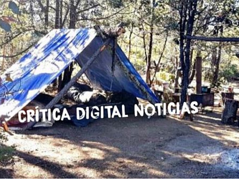 Ejército desmantela campamento del CJNG en Tepic