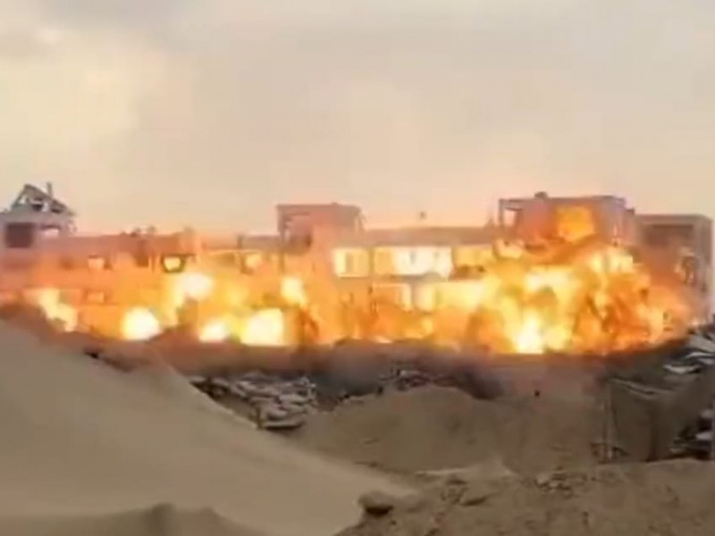 Ejército israelí destruyó sede del gobierno de Hamás en Gaza
