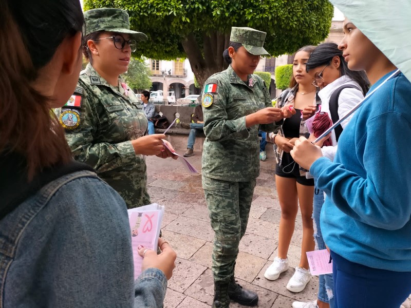 Ejército Mexicano también combate Cáncer de Mama