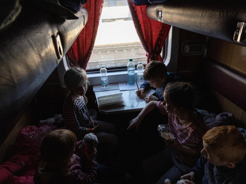 Ejército ruso desalojó por la fuerza a 150 niños Ucranianos