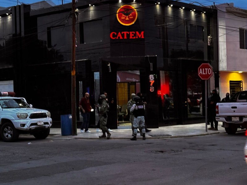 Ejército y Guardia Nacional catean sede de CATEM en Gómez Palacio