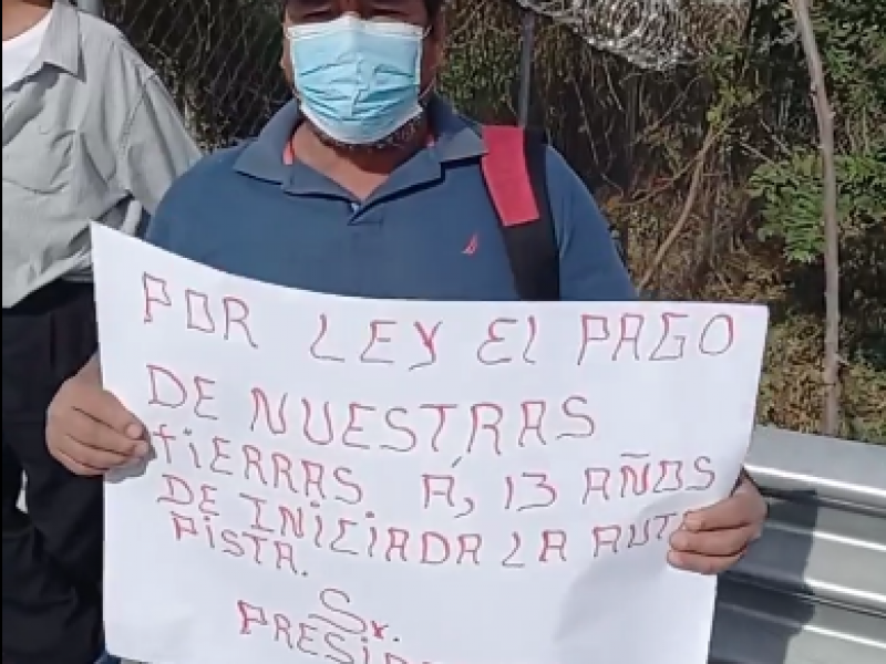 Ejidatarios de San Blas exigen pago de tierras expropiadas