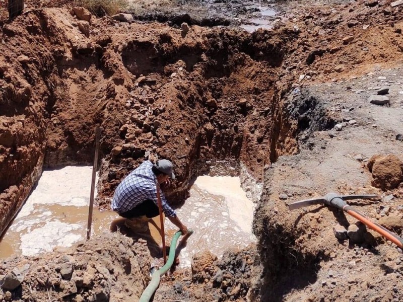 El 80% del mineral se quedó sin agua potable