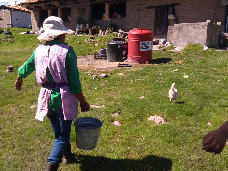 El agua potable no llega a Santa María