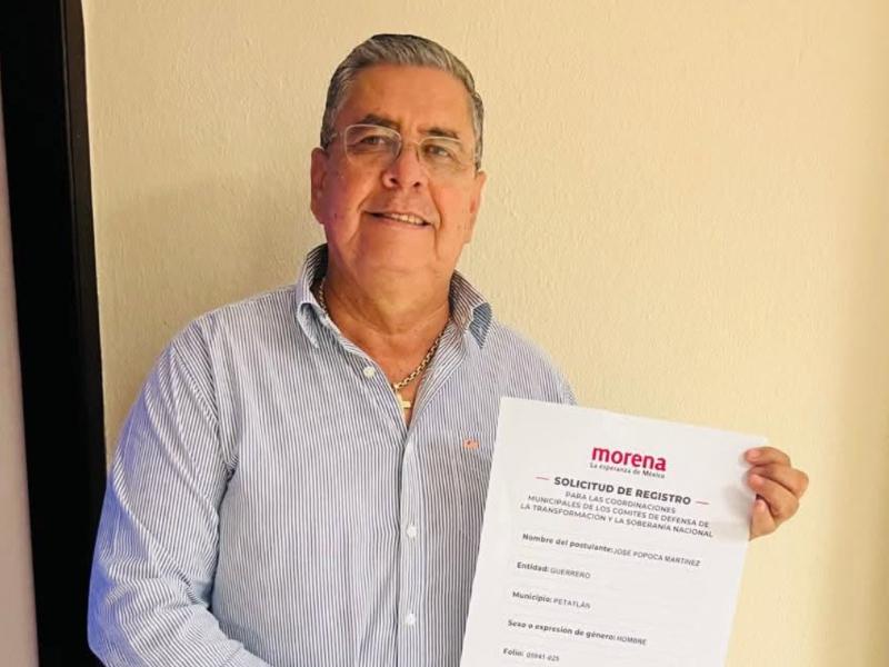 El alcalde José Popoca buscará la reelección en Petatlán