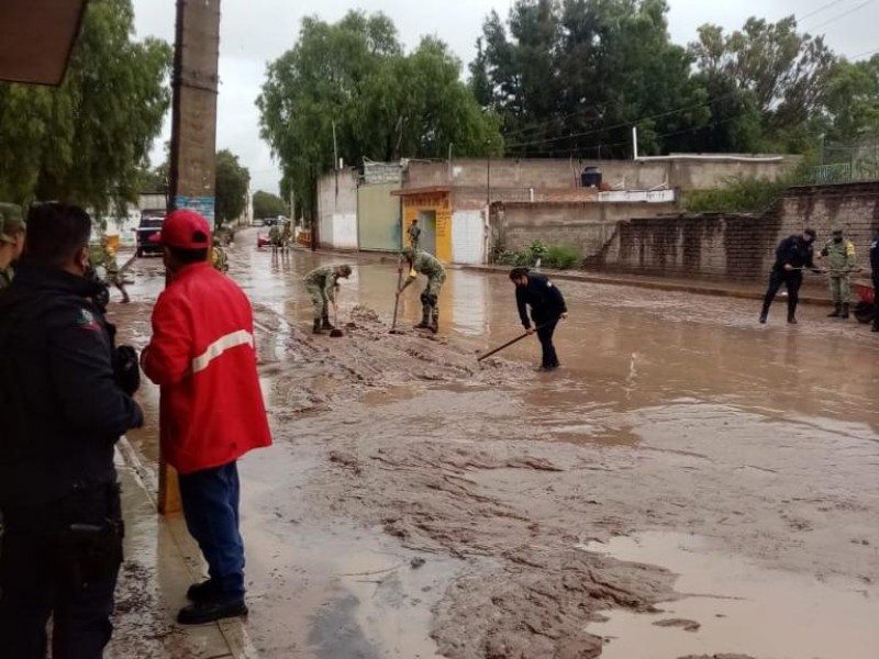 Se desborda Arroyo Los Zorrillos en Jomulquillo Jerez