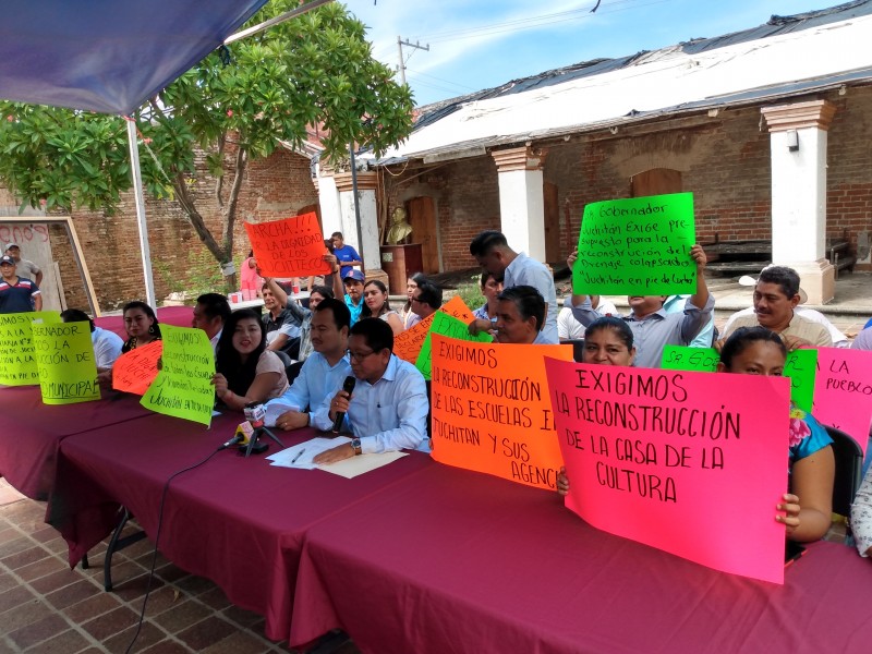 El Cabildo Juchiteco realizará marcha por la reconstrucción