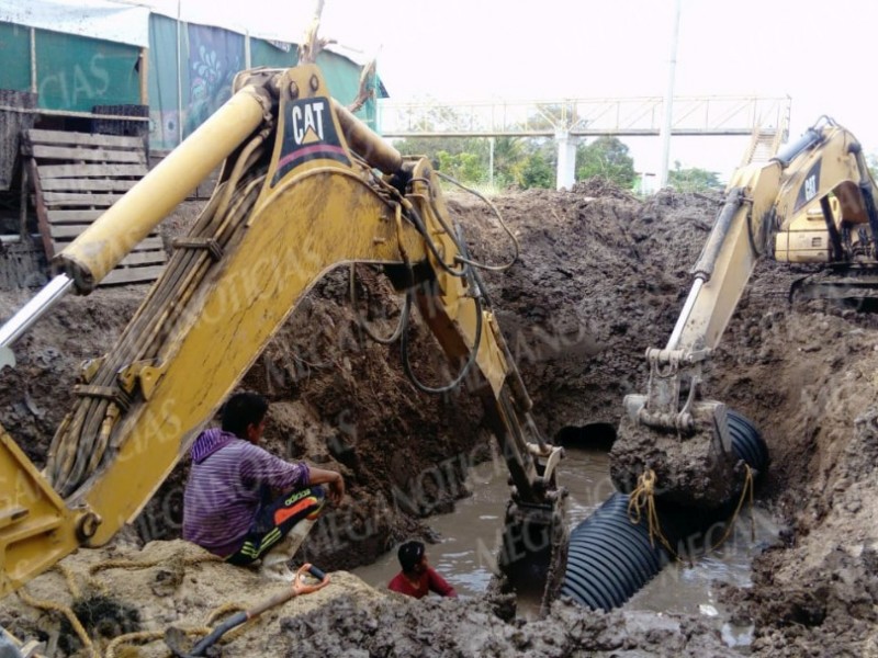 El colapso del drenaje en Juchitán