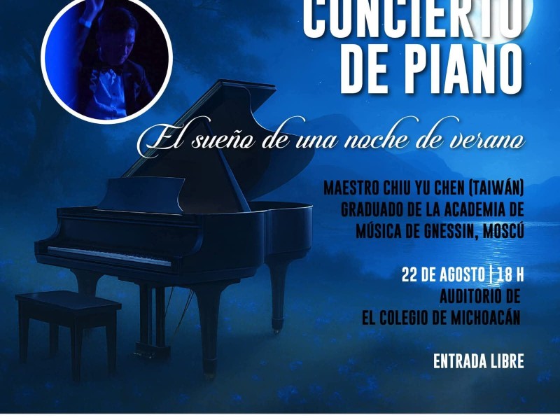 El Colegio de Michoacán será escenario de un espectáculo musical
