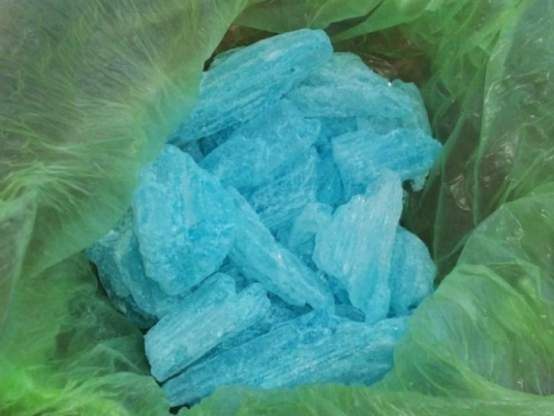 El cristal azul