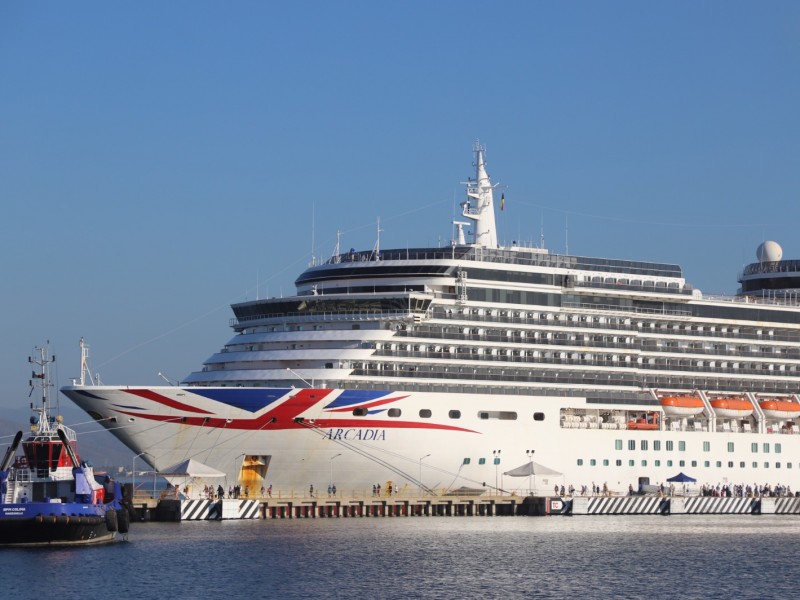 El crucero Arcadia visitó el Puerto de Manzanillo