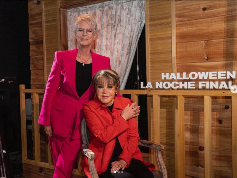 El divertido encuentro entre Jamie Lee Curtis y Lolita Ayala