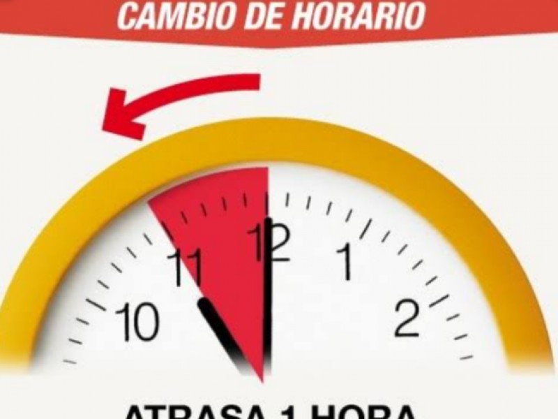 El domingo no olvides atrasar una hora tu reloj