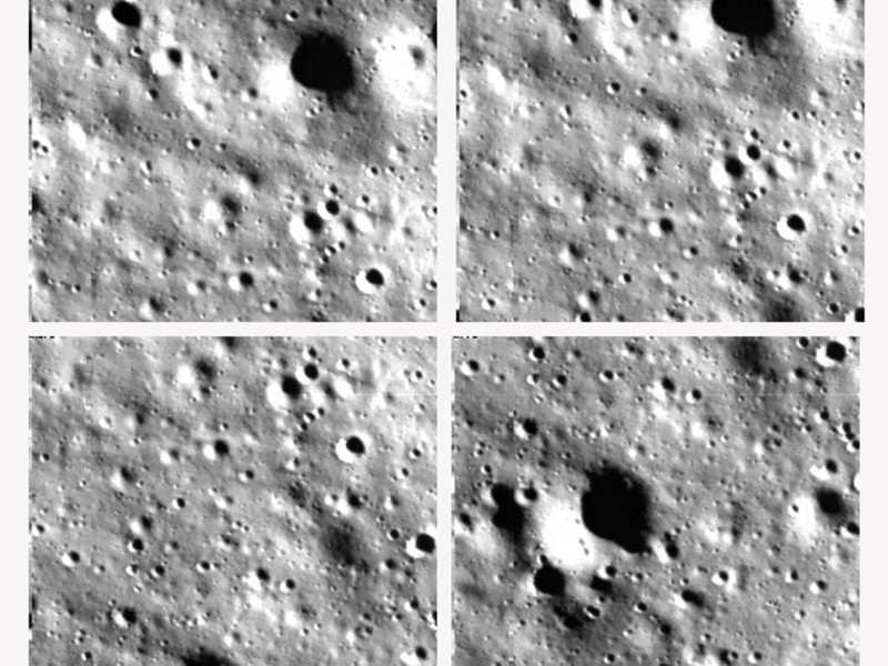 El explorador de la misión espacial india recorre la luna