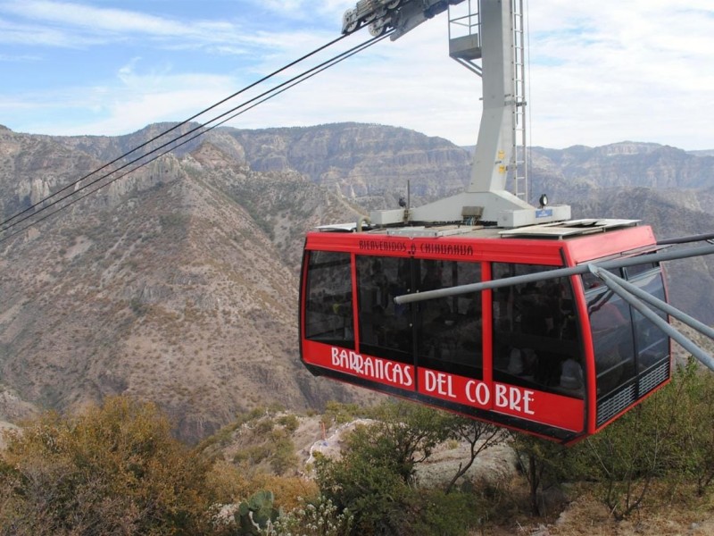 El gran teleférico de las Barrancas del Cobre