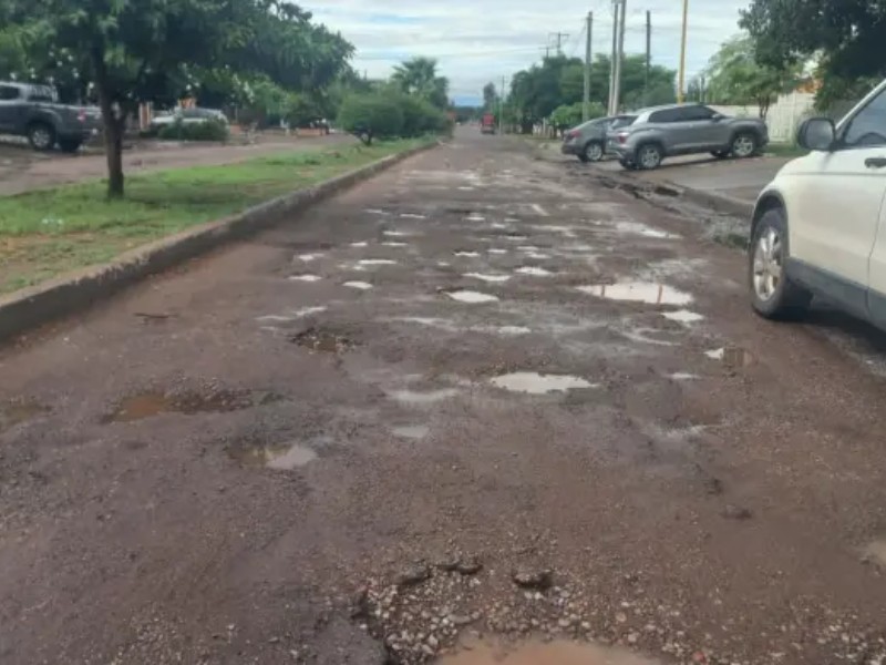 El clima retrasa reparación de calles y limpieza en Cajeme