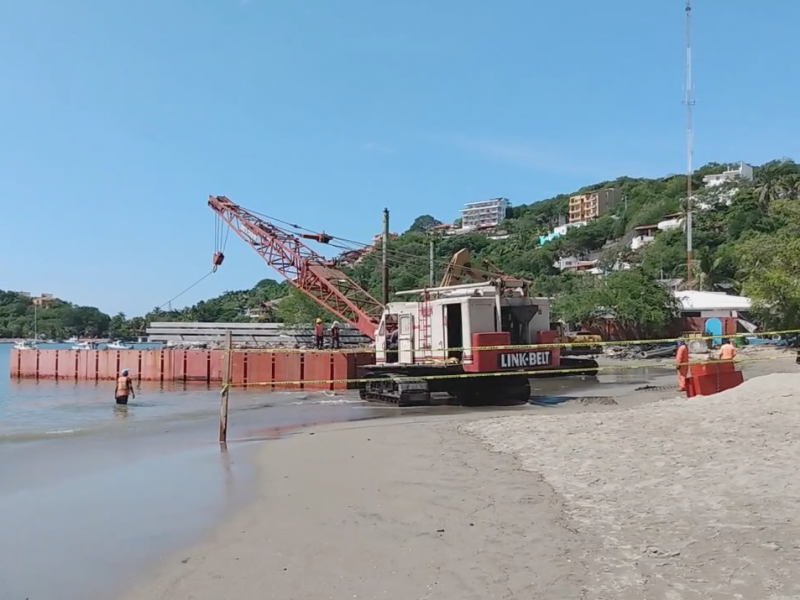 El miércoles inicia hincado de pilotes del muelle