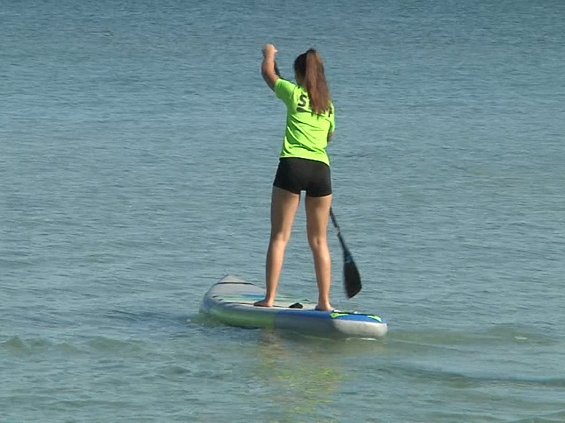 El paddle board es una actividad recreativa