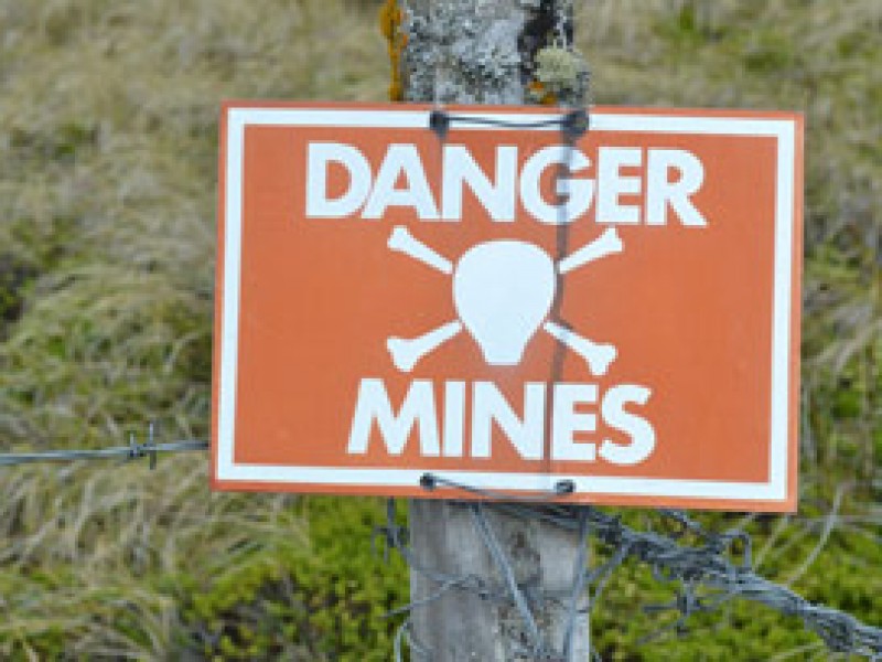 El peligro latente del uso de las minas
