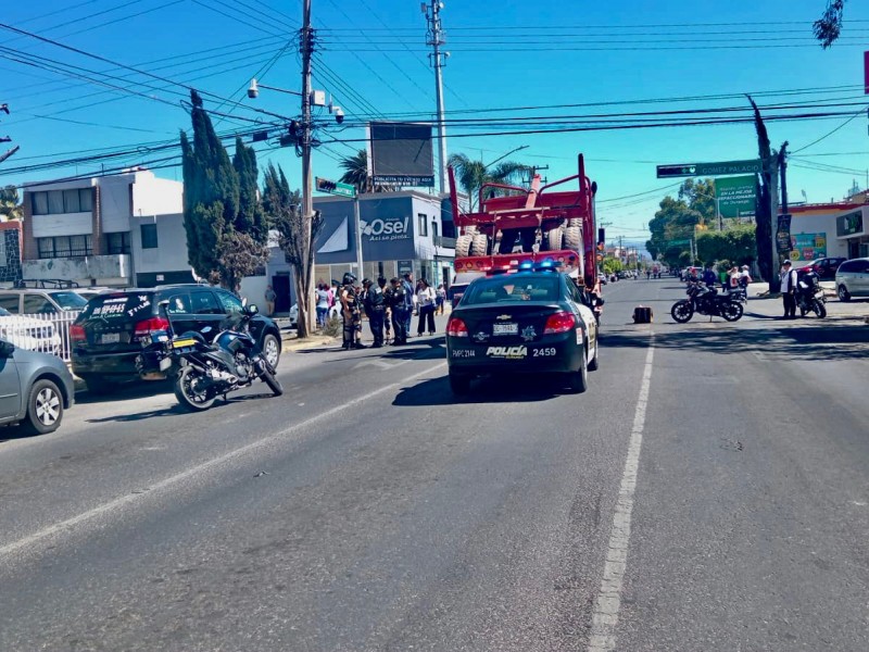 El trafico del martes fue un caos en Durango