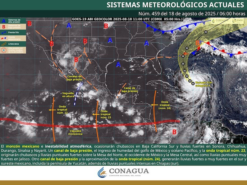 El valle de Toluca espera tormentas por la tarde