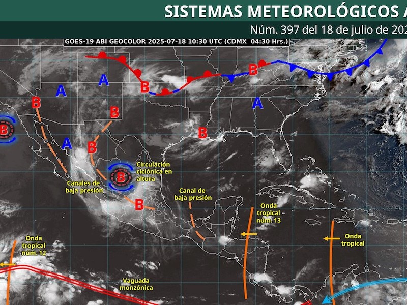 El valle de Toluca tendrá tormentas por la tarde