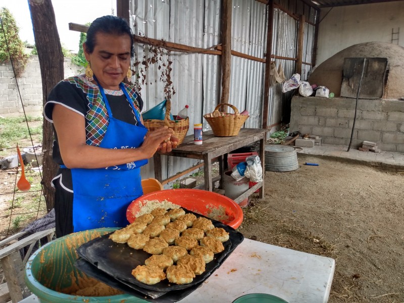 Elaboración del Guetabingui en Juchitán