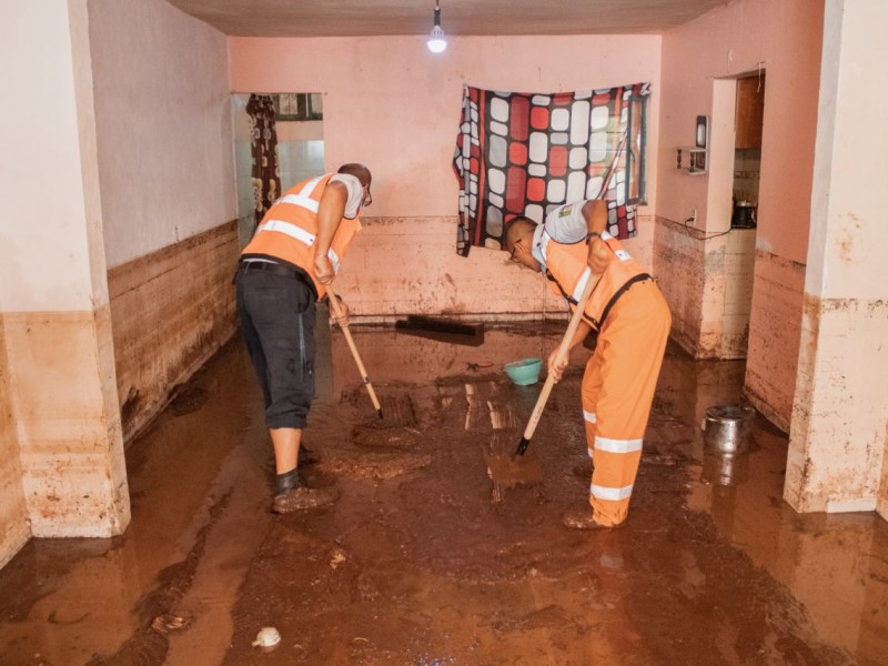 Elaboran censo de damnificados por las lluvias en Tangancícuaro