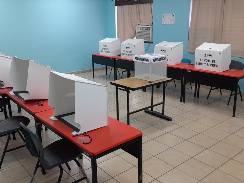 Elección judicial en Navojoa arranca con retrasos y ausencias