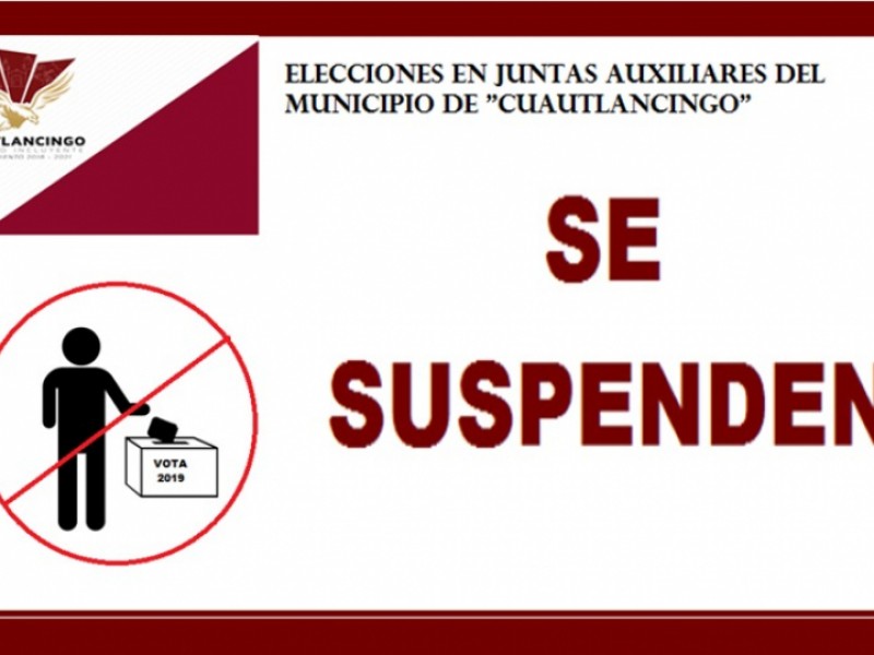 Cuautlancingo pospone elecciones de autoridades auxiliares