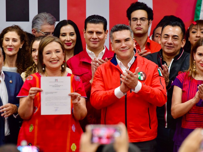 Elecciones2024: Xóchitl Gálvez se registra como precandidata del PRI