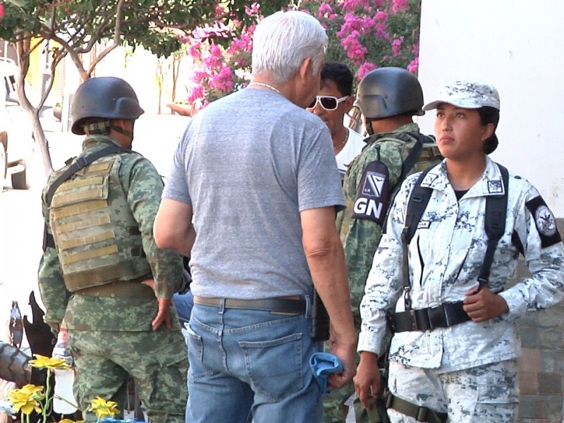 Elementos de Guardia Nacional se presentan con nogalenses