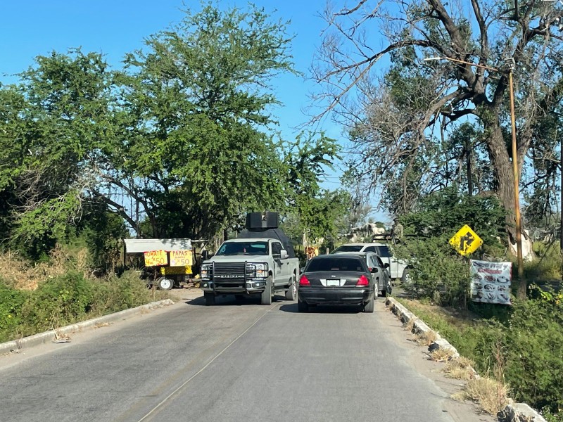 Elementos de la  Marina realizan operativo en Eldorado