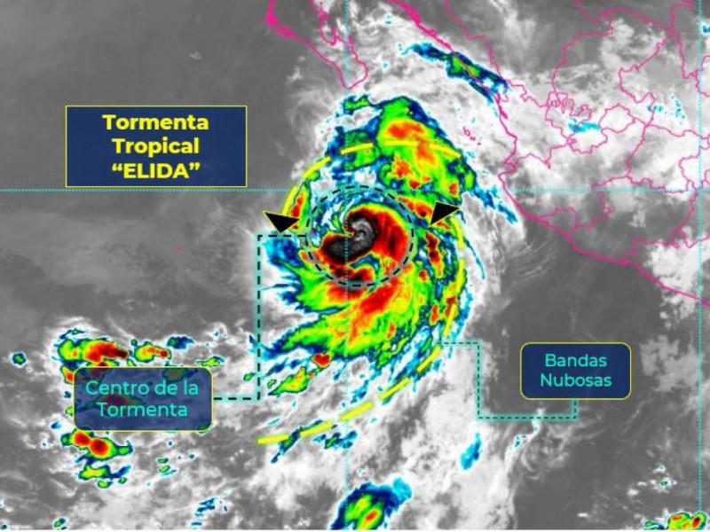 “Elida” dejará mucha humedad en Sinaloa