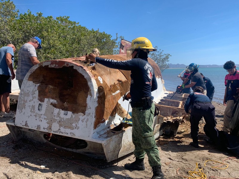 Eliminan barcos contaminantes