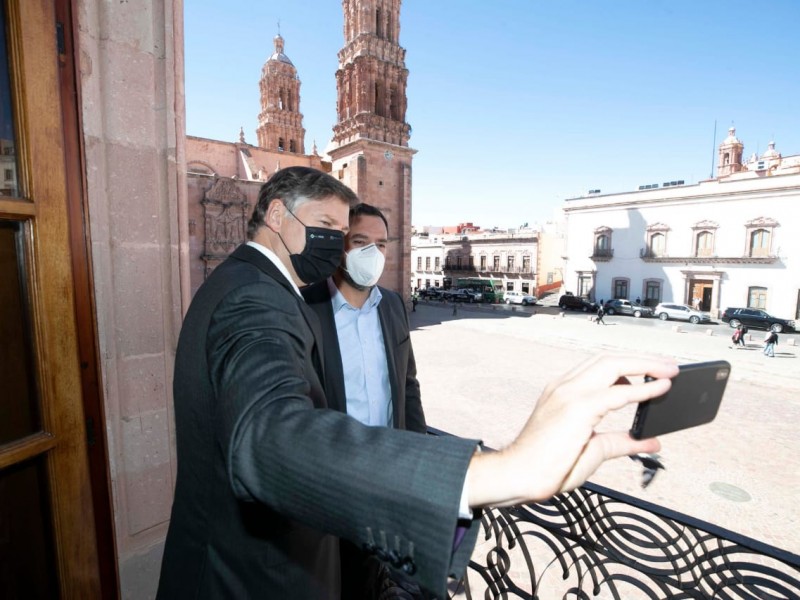 Embajador estadounidense visita Zacatecas